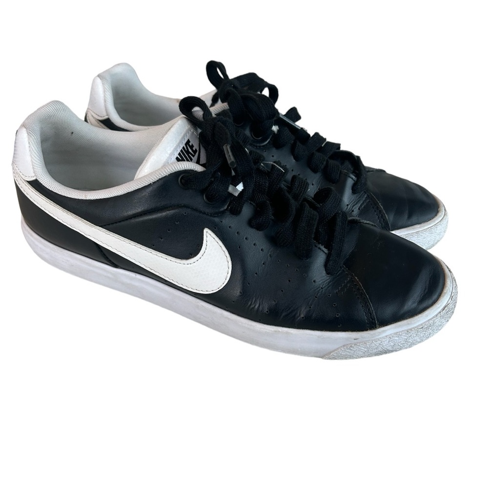 Nike Court Tour Sneakers Black White Size 10 Pickleball Tennis